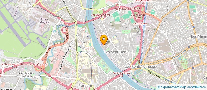 localisation de l'entreprise ECHOLOCATION  TOULOUSE