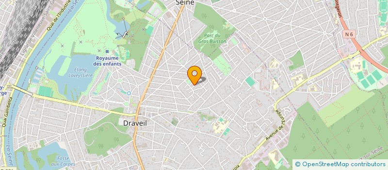localisation de l'entreprise ECHOLOCLIMAT à DRAVEIL