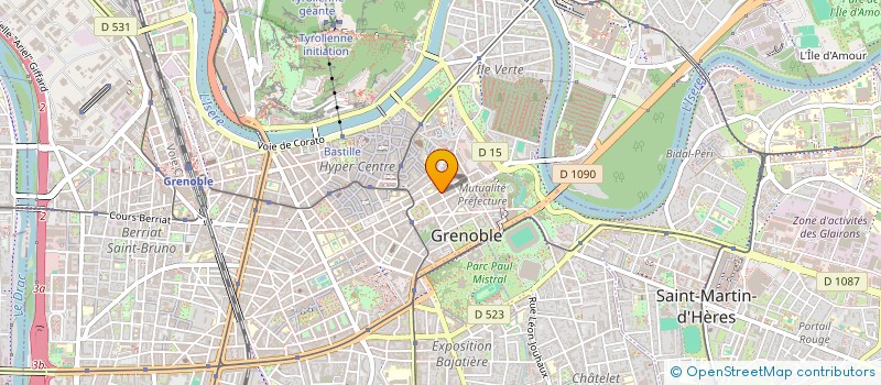 localisation de l'entreprise ECHOME INVEST à GRENOBLE