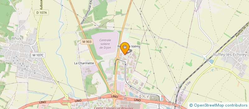 localisation de l'entreprise ECHOMO à DIJON