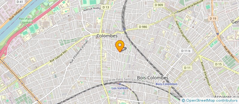 localisation de l'entreprise ECHONAUTIK  COLOMBES