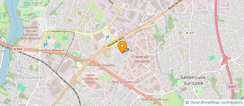 localisation de l'entreprise ECHONINJA à NANTES