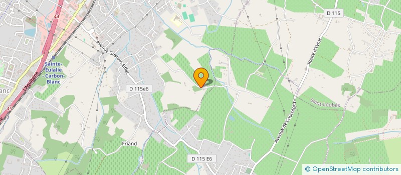localisation de l'entreprise ECHOPPE BM à SAINTE-EULALIE