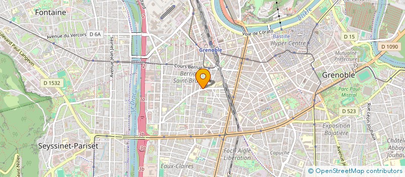 localisation de l'entreprise ECHOPPE GRENOBLE  GRENOBLE