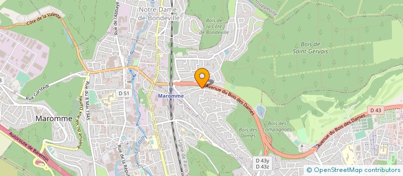 localisation de l'entreprise ECHOPSY à NOTRE-DAME-DE-BONDEVILLE