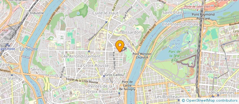 localisation de l'entreprise ECHOS à LYON