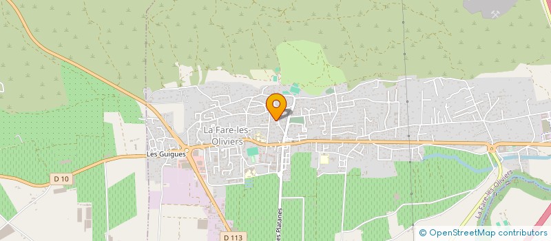 localisation de l'entreprise ECHOS AGENCY  LA FARE-LES-OLIVIERS