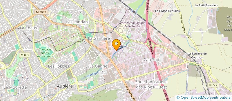 localisation de l'entreprise ECHOS DE PUY-DE-DOME  CLERMONT-FERRAND