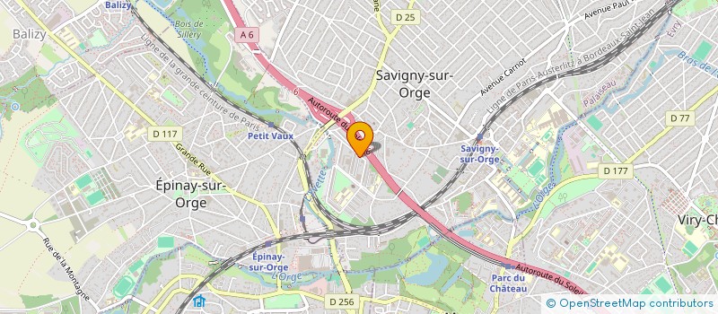 localisation de l'entreprise ECHOS ECHAFAUDAGE à SAVIGNY-SUR-ORGE