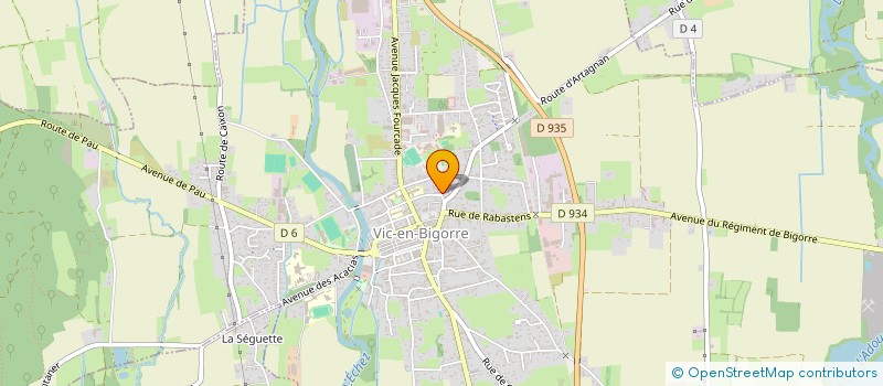 localisation de l'entreprise ECHOS EN ACCORD  VIC-EN-BIGORRE