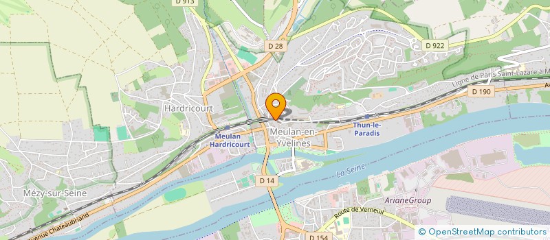 localisation de l'entreprise ECHOS MEULAN HARDRICOURT  MEULAN-EN-YVELINES