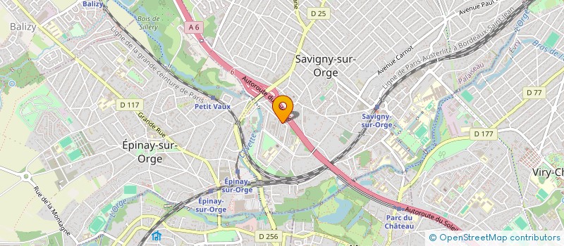 localisation de l'entreprise ECHOSBUSINESS à SAVIGNY-SUR-ORGE