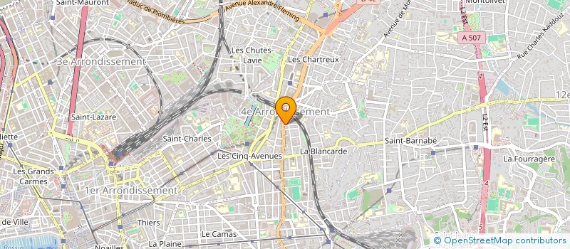 localisation de l'entreprise ECHOSPACE FRANCE à MARSEILLE