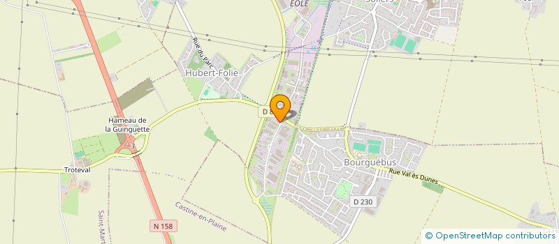 localisation de l'entreprise ECHOTECH à BOURGUEBUS
