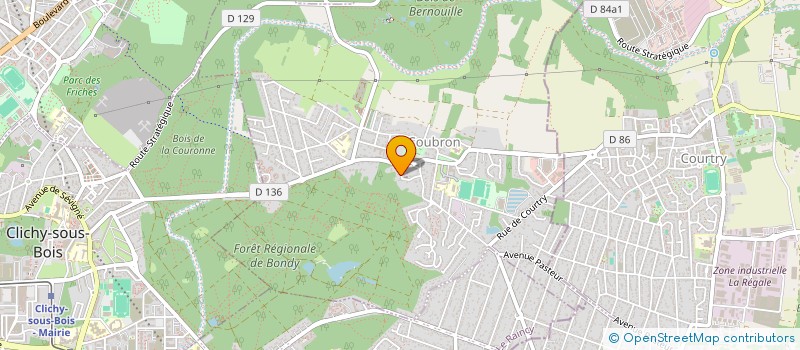 localisation de l'entreprise ECHOVITAL TELEASSISTANCE GLOBALE  COUBRON