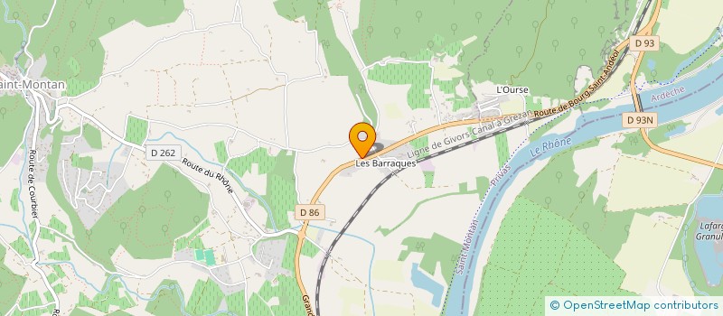 localisation de l'entreprise ECHOX.0  SAINT-MONTAN