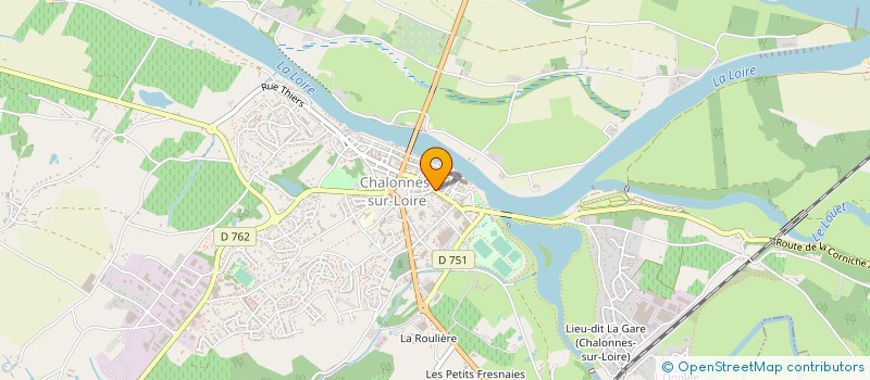 localisation de l'entreprise ECI à CHALONNES-SUR-LOIRE