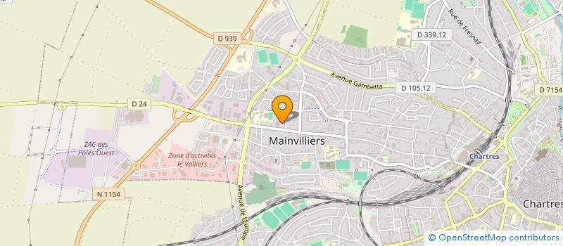localisation de l'entreprise ECI à MAINVILLIERS