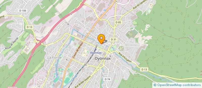 localisation de l'entreprise ECI CONSULTING SAS à OYONNAX