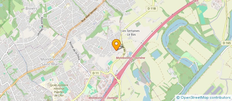 localisation de l'entreprise ECI FINANCES à MONTBONNOT-SAINT-MARTIN