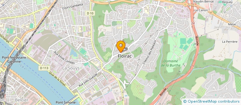 localisation de l'entreprise ECI GESTION  FLOIRAC