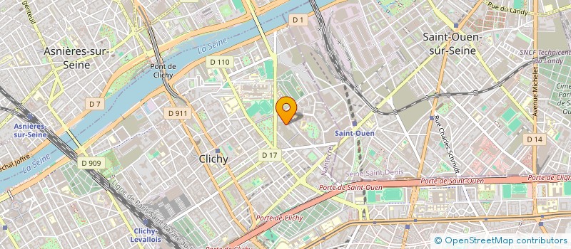 localisation de l'entreprise ECI GLOBAL à CLICHY