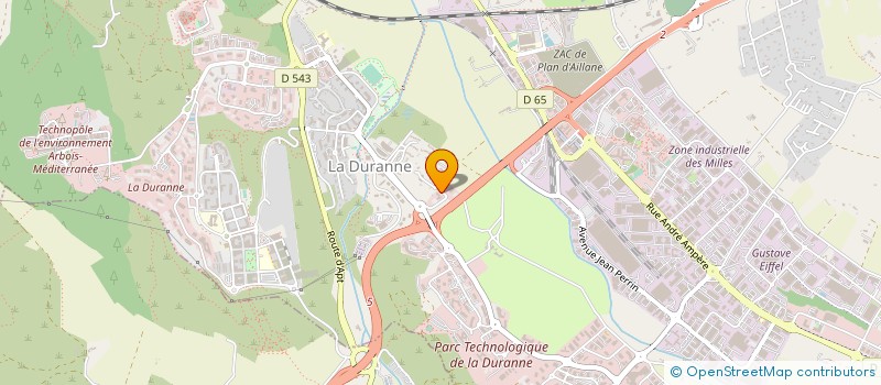 localisation de l'entreprise ECIBAT à AIX-EN-PROVENCE