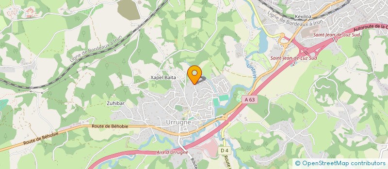 localisation de l'entreprise ECICOM à URRUGNE