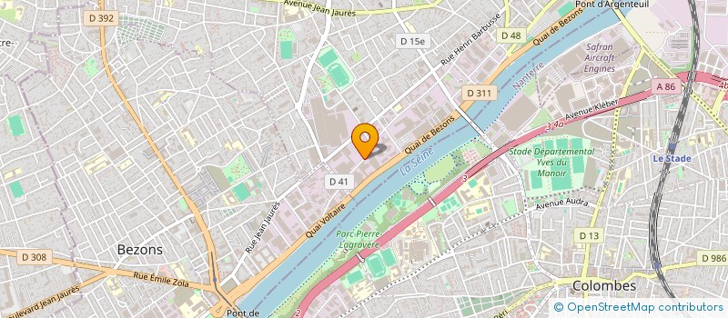 localisation de l'entreprise ECIFLU FILTRATION à ARGENTEUIL