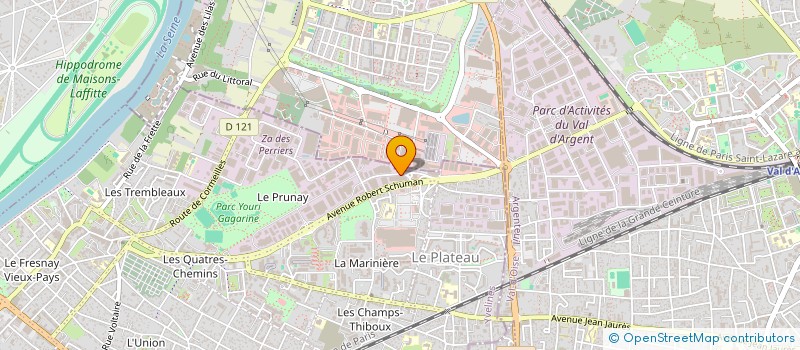 localisation de l'entreprise ECIG EST DEVELOPPEMENT à SARTROUVILLE