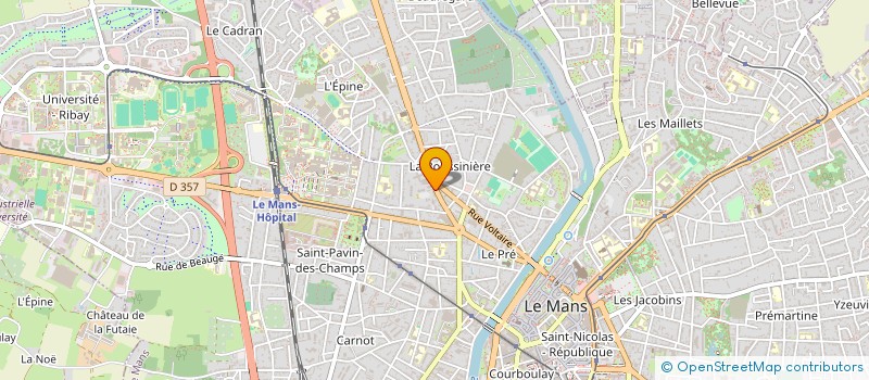 localisation de l'entreprise ECIG LBC72 à LE MANS