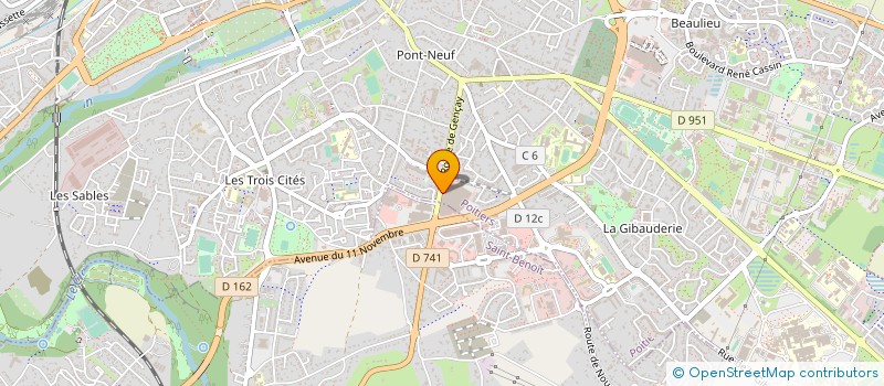 localisation de l'entreprise ECIG OUEST DEVELOPPEMENT à POITIERS