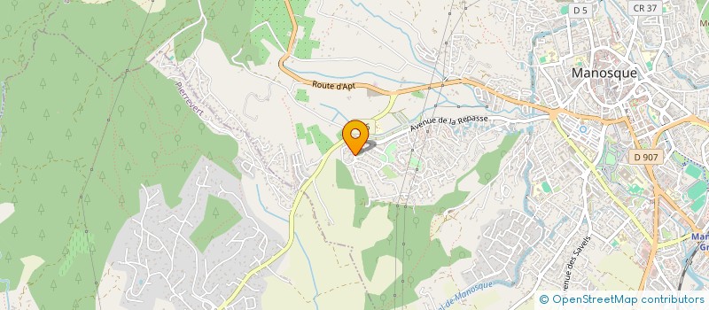 localisation de l'entreprise ECILA à MANOSQUE