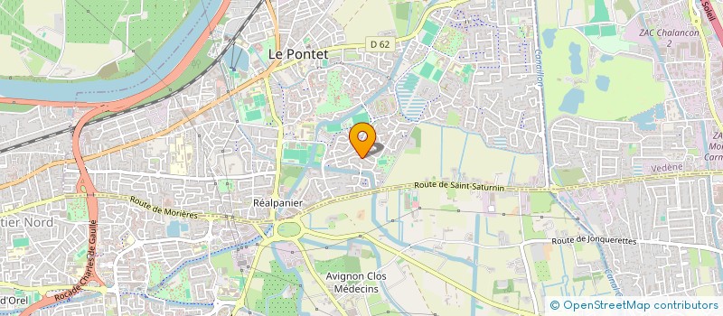 localisation de l'entreprise ECILA  LE PONTET