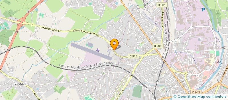 localisation de l'entreprise ECILION à MONTLUCON