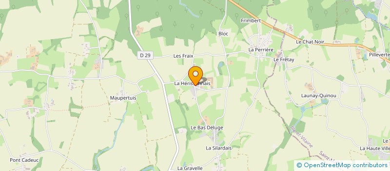 localisation de l'entreprise ECITL à LES CHAMPS-GERAUX