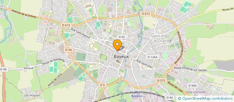localisation de l'entreprise ECJ à BAYEUX