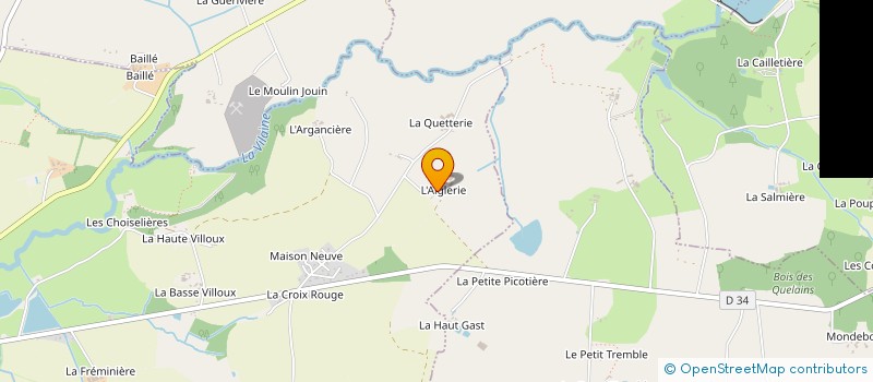 localisation de l'entreprise ECJHM  VITRE