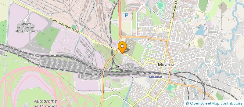 localisation de l'entreprise ECJO à MIRAMAS