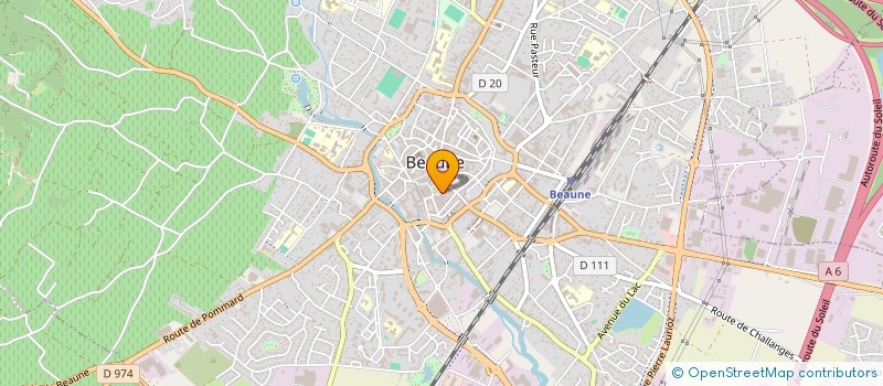 localisation de l'entreprise ECK FINANCIERE à BEAUNE