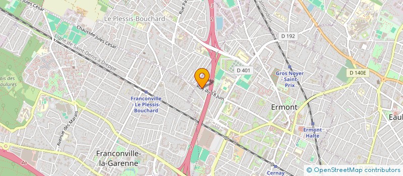 localisation de l'entreprise ECK SERVICES  ERMONT