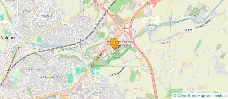 localisation de l'entreprise ECKC VALENCE à VALENCE