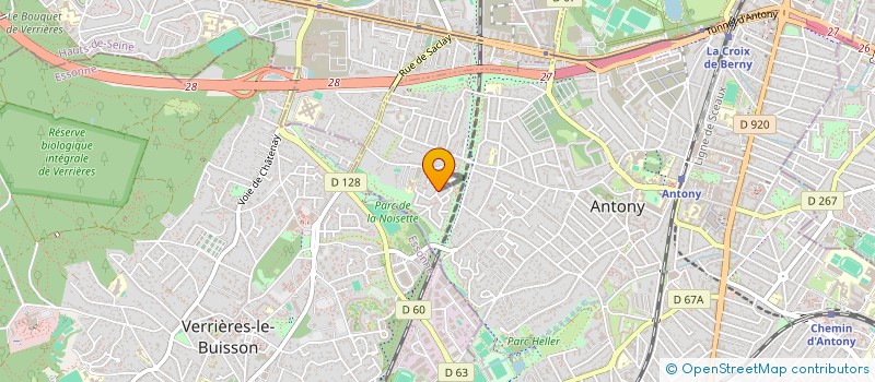 localisation de l'entreprise ECKERT FINANCE AND CONSULTING à ANTONY