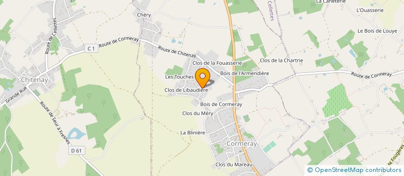 localisation de l'entreprise ECKLYPS  CORMERAY