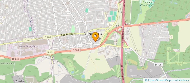 localisation de l'entreprise ECL  VILLEPARISIS