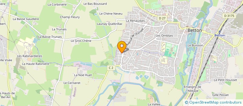 localisation de l'entreprise ECL AUDIT & GESTION  BETTON