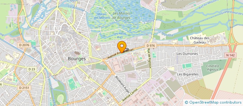 localisation de l'entreprise ECL BATIMENT  BOURGES