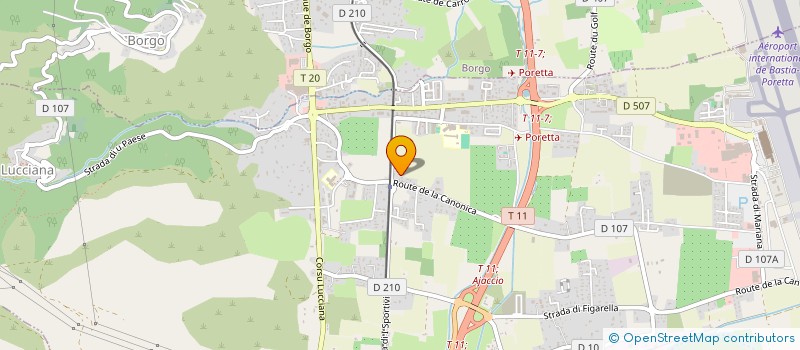 localisation de l'entreprise ECL - ECOLE DE CONDUITE LUCCIANA à LUCCIANA