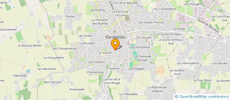 localisation de l'entreprise ECL EXPERTISE  FONDETTES