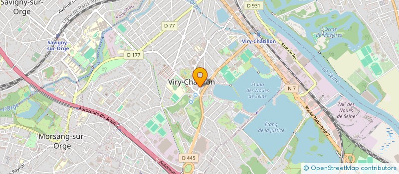 localisation de l'entreprise ECL FINANCE à VIRY-CHATILLON